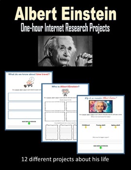Preview of Albert Einstein - One-hour Internet Research Projects