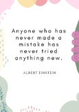 Albert Einstein Quote for classroom