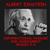 Albert Einstein: Reading Comprehension Passage and Assessment