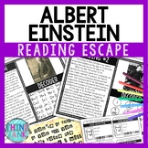 Albert Einstein Reading Comprehension and Puzzle Escape Ro