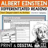 Albert Einstein Reading Passage and Worksheets PRINTABLE a