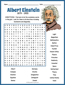 biography word search