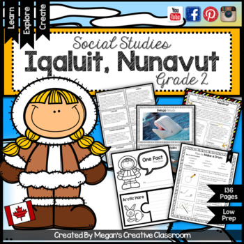 Preview of Alberta Grade 2 Social Studies  {Communities in Canada: Iqaluit, Nunavut}