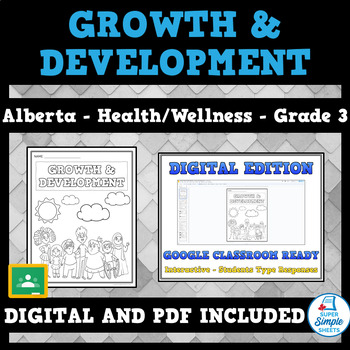 Preview of Alberta Grade 3 Health and Wellness - Growth and Development