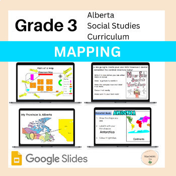Preview of Alberta Grade 3 Social Studies - MAPPING - Full Unit