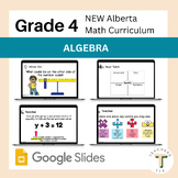 Alberta Grade 4 New Math Curriculum - Algebra