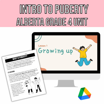 Preview of Alberta Grade 4 - Puberty Unit (No Prep - New Health Curriculum)
