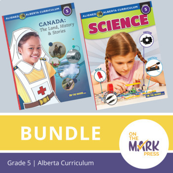 Preview of Alberta Grade 5 Science & Social Studies Full Year $avings Bundle!