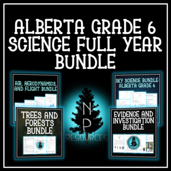 Preview of Alberta Grade 6 Science FULL YEAR BUNDLE