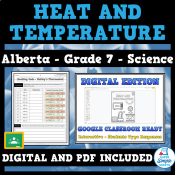 Preview of Alberta Grade 7 Science - Heat and Temperature