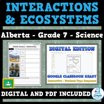 Preview of Alberta Grade 7 Science - Interactions and Ecosystems