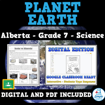 Preview of Alberta Grade 7 Science - Planet Earth