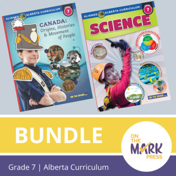 Preview of Alberta Grade 7 Science & Social Studies Full Year $avings Bundle!