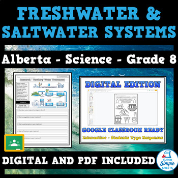 Preview of Alberta Grade 8 Science - Freshwater and Saltwater Systems