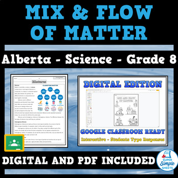 Preview of Alberta Grade 8 Science - Mix and Flow of Matter