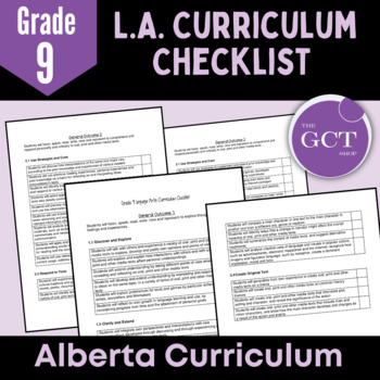 Preview of Alberta Grade 9 Language Arts Curriculum Checklist