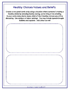 alberta health and life skills grade 6 curriculum activities tpt