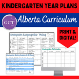 Alberta Kindergarten Long Range/Year Plans w/ NEW 2023 Curriculum