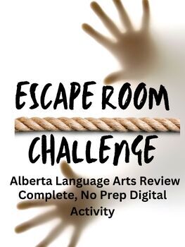 Preview of Alberta Language Arts Review 360° Digital Escape Room 