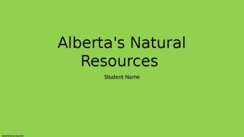 Preview of Alberta Natural Resources