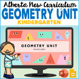 Alberta New Curriculum | Kindergarten Math GEOMETRY UNIT |