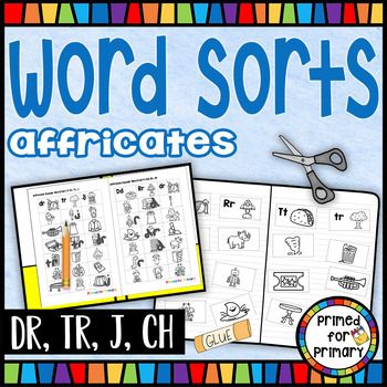 Science of Reading BONUS UNIT: AFFRICATE SOUND Word Sort by Primed for ...