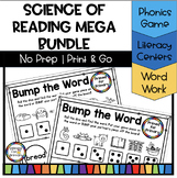 Science of Reading Mega Bundle - Phonics Game Word Bump - 