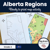 Alberta Regions Map Activity