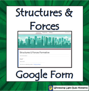 Preview of Alberta Science 7: Structures & Forces Google Form Test