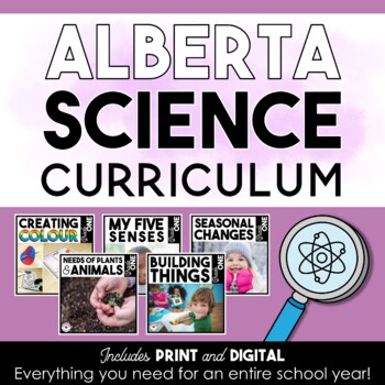 Preview of Alberta Science Grade 1
