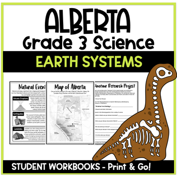 Preview of Alberta - Science - Grade 3 - Earth Systems Workbook - New Curriculum