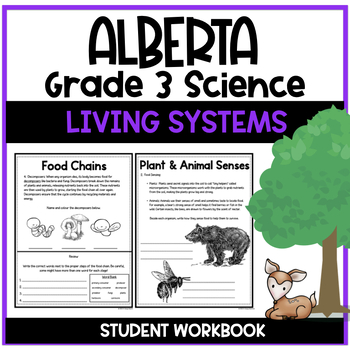 Preview of Alberta - Science - Grade 3 - Living Systems Workbook - New Curriculum