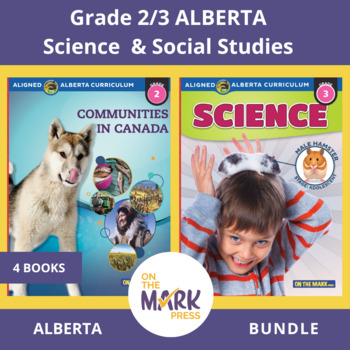 Preview of Alberta Science and Social Studies Grade 2/3 - 4 Workbook $AVINGS BUNDLE