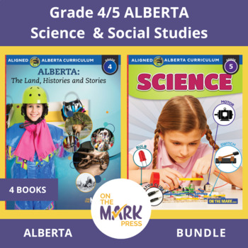 Preview of Alberta Science and Social Studies Grade 4/5 - 4 Workbook $AVINGS BUNDLE