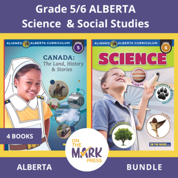 Preview of Alberta Science and Social Studies Grade 5/6 - 4 Workbook $AVINGS BUNDLE
