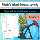Alberta's Natural Resources Map Activity - Aligned with Al
