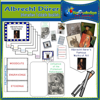 Preview of Albrecht Durer Interactive Foldable Booklets