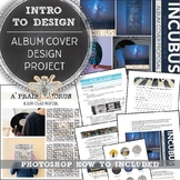 Album Cover Design, Intro to Design, Media Tech, Graphic Design Class