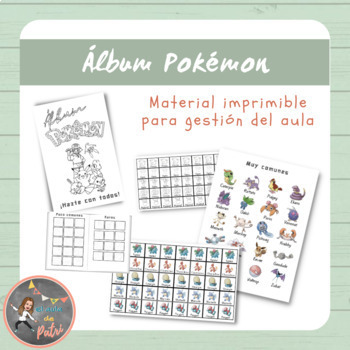 Preview of Álbum de pegatinas - Material imprimible para gestión del aula SPANISH