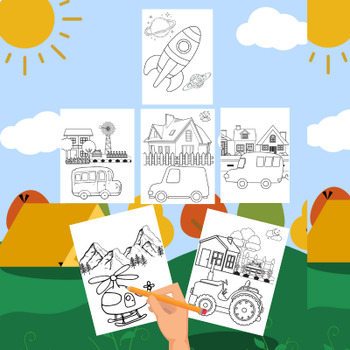 Album da colorare per bambini 5-10 anni pdf, 50 Pagina da colorare