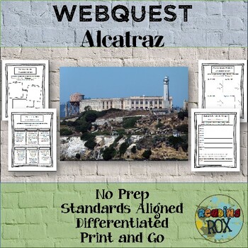 Preview of Alcatraz Web Quest