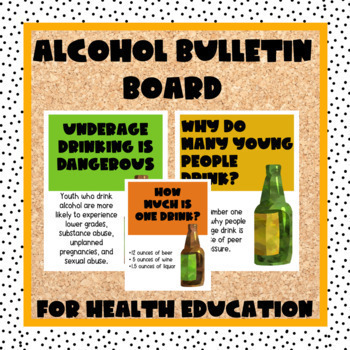 Preview of Alcohol Bulletin Board | Health Bulletin Board