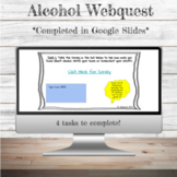 Alcohol Webquest in Google Slides | Drug Education | Health