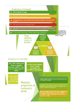 Preview of Alcohols and carboxylic acids - an interactive presentation: