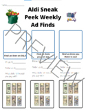 Aldi Sneak Peek Ad Hunt, Money Math- Cut and Paste Weekly 