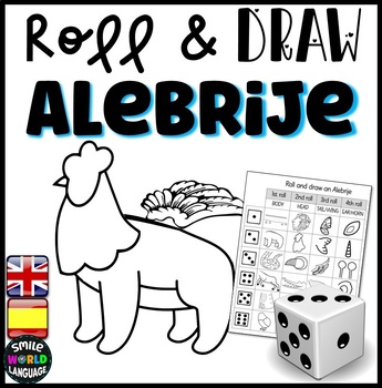 Preview of Alebrije - Roll and draw - Día de Muertos Culture Hispanic heritage Day of Dead
