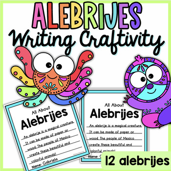 Preview of Alebrijes Writing Craft / Low Prep Activity / Day of the Dead