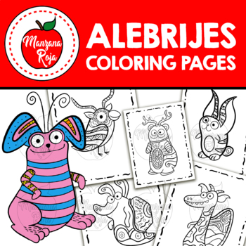 Preview of Alebrijes coloring pages