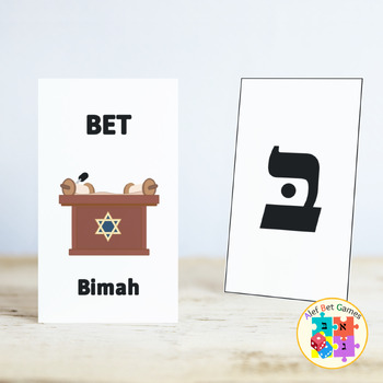 Preview of Hebrew Alef-Bet Flash Cards