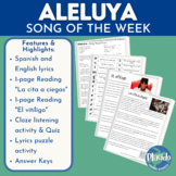 Aleluya - Spanish Song Activities - Song of the Week